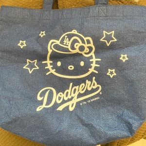 Hello Kitty Dodgers Tote Bag